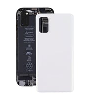 Samsung Galaxy A41 Uyumlu Arka Pil Batarya Kapağı SM-A415F (Beyaz)