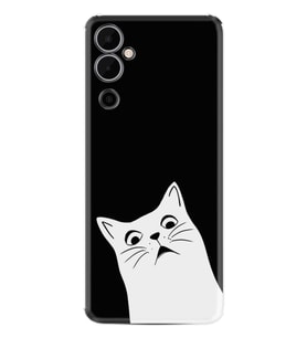 Pova Neo 2 Plus Kılıf Resimli Desenli Silikon Platinium Series Şaşkın Kedi 1900