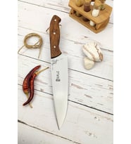 İsme Özel Ahşap Sap Pro Şef Bıçağı 32 Cm (209 - Açık Ton)