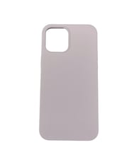 iPhone 12 Pro Max ile Uyumlu Cappy Silikon Kılıf Lila