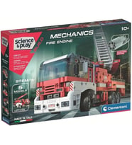Clementoni Science & Play Yapı Mekaniği - 11 Ila 12 Yaş Arası İtfaiye Binası Ve İnşaatı (Krem)