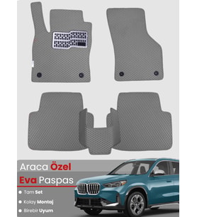 BMW X1 G45 (2022-2025) Uyumlu EVA Paspas Tam Set–Araca Özel,Su Geçirmez,Hızlı ve Kolay Montaj
