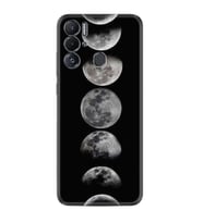 Tecno Pova Neo Kılıf Resimli Desenli Baskılı Silikon Great Moons 1354