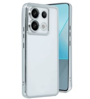 Pilelistore   Xiaomi Redmi Note 13 Pro 5G Kılıf  Lensli Silikon - Gümüş
