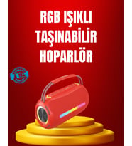 Northcity Suya Dayanıklı 20W RGB Hoparlör Bluetooth USB SD Kart ve AUX Girişli - IPX6 Taşınabilir Ses Sistemi