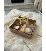 Mumelia Candles Papatya Esintisi - Doğal Soya Bambu Kase Tasarım Mum Seti