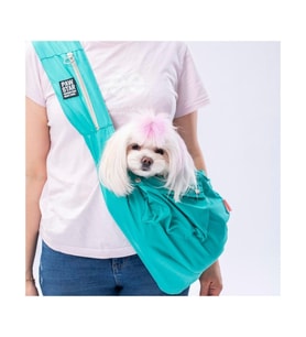 Pawstar Kedi, Küçük Köpek Taşıma Çantası Mint Crossbody Bag 2-6 Kg
