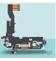 Apple İphone 12 PRO Full Şarj Soketi Filmi FLEX (GOLD)