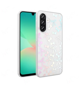 Galaxy A56 Kılıf Şeffaf Figürlü Folk Sert Kılıf Fiyonk