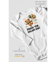 Panik yok, halam var! Uzun Kollu Çıtçıtlı Bebek Body