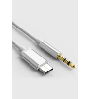 Ahandabuldum Type-c To 3.5 Mm Aux Dönüştürücü Kablo (Doğal Beyaz)