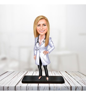 Kişiye Özel Karikatür Biblo DOKTOR 15