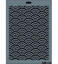 Rich New Seri N-113 Stencil 35x25 cm