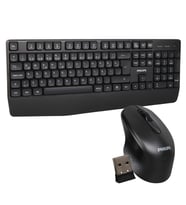 Philips SPT6348B USB Kablosuz Ofis Tipi Siyah Numpadli Türkçe Q Klavye Mouse Seti