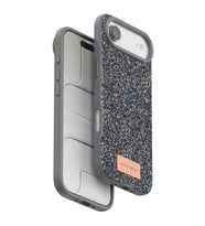 Onegif Apple İphone 17 Air Bright Simli Kapak - Gümüş