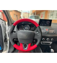 Fluence Tuşsuz Araca Özel Direksiyon Kılıfı (KIRMIZI NOKTA) (Karışık)