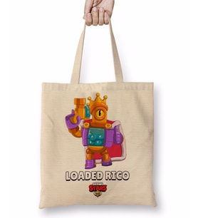 Brawl Stars Loaded Rıco Bez Çanta Uzun Saplı