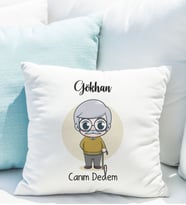 Canım Dedem Tasarımlı Yastık Kişiye Özel