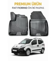 Fiat Fiorino Panelvan ( Ön İki ) ile Uyumlu 3D Oto Paspas Premium