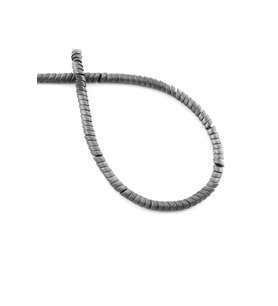 Hematit Doğal Taş Mat Gri 4x2mm Dizi [AA]