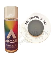 Akçalı Akrilik Sprey Boya TAMPON AÇIK GRİ 400 ml - 607