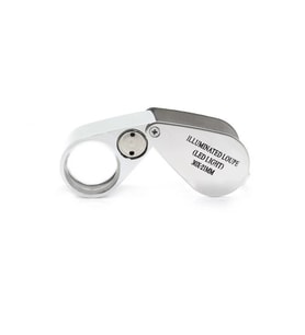 - Kontrol, Için Özel Kutulu Metal Işıklı Lup 30X21