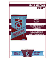 Trabzonspor Moments Booster Pack Futbolcu Kartları - 5 Kartlık Paket