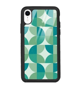 iPhone XR Retro Green Duvar Kağıdı Tasarımlı Glossy Telefon Kılıfı
