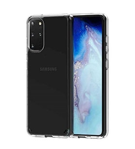 Coverzone Galaxy S20 Plus ?le Uyumlu K?l?f Transparan Z-Coss GlassElegance TPU Tam Koruma Arka Kapak ?effaf Renk