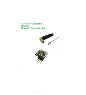 433.92MHz ASK/OOK RF Verici Seti (NTX04CN4-SET)