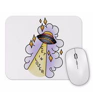 Ufo Get In Loser Mouse Pad