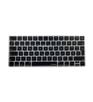 Apple Magic Keyboard-2 A1644 (F-Türkçe) ile Uyumlu Klavye Koruyucu Daktilo Tipi (Siyah)