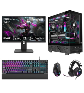 Dragos DRx7699 Dragos Ryzen 5 5600 32GB 1TB NVMe 16GB RTX5060Ti 24.5 İnç 200Hz 1ms Oyuncu Hazır Sistem