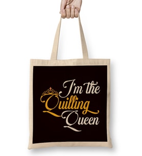 Quilling Queen Hobby Paper Filigree Crafting Craftsman Art Bez Çanta Uzun Saplı