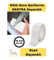 Çok Amaçlı Su Geçirmez Sızdırmaz Dayanıklı Izolasyon Beyaz Tamir Bandı 48 Mm 10 Mt 1 Adet