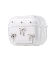 Lexroo Airpods Pro 2 Airbag 44 Airbag Tasarımlı Simli Şeffaf Kutup Kılıf - Fiyonk