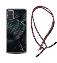 Samsung a71 A72 A73 A7 A9 2018 C7 C9 Kılıf Boyun Asklı Rasta Silikon Foid Green 1643