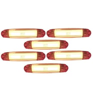 6 Adet Neon Parmak Led Lamba Turuncu 12-24 Volt