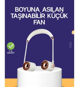 Katlanabilir Asılabilir Fan Usb Şarjlı 3 Kademeli Sessiz