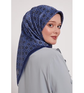 Levidor Kristal Eşarp D2 İndigo Mavi