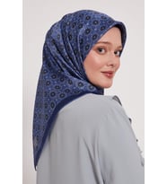 Levidor Kristal Eşarp D2 İndigo Mavi