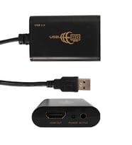 USB 3.0 TO HDMI Görüntü Çevirici Adaptör Audio Ses Çıkışlı 40Cm Kablo (4767)