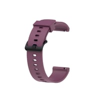 Samsung Galaxy Watch Active 2 40mm Uyumlu 20mm Kordon Silikon Tırtıllı Yumuşak Esnek KRD-46 Kayış