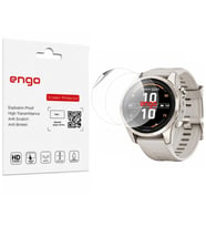 Garmin Fenix 7S Pro Ekran Koruyucu TPU Şeffaf Film 2 Adet
