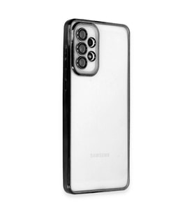 Samsung Galaxy A33 5g Kılıf Kamera Korumalı Lensli Silikon - Siyah