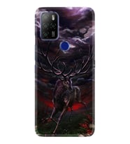 Omix X300 X500 X400 X600 X700 Kılıf Desemli Silikon Dark Deer 1786