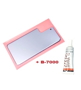 Samsung Galaxy S21 PLUS Arka Pil Batarya Kapağı (CAM+B-7000) MAVİ