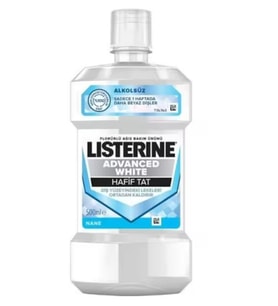 Listerine Advanced White Hafif Tat 500 ml