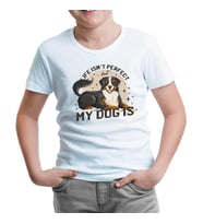 A Dog with the Perfect Quote Beyaz Çocuk Tshirt