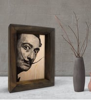 BK Gift Dekoratif Doğal Masif Ahşap Çerçeve 15x20cm-34 (Beyaz)